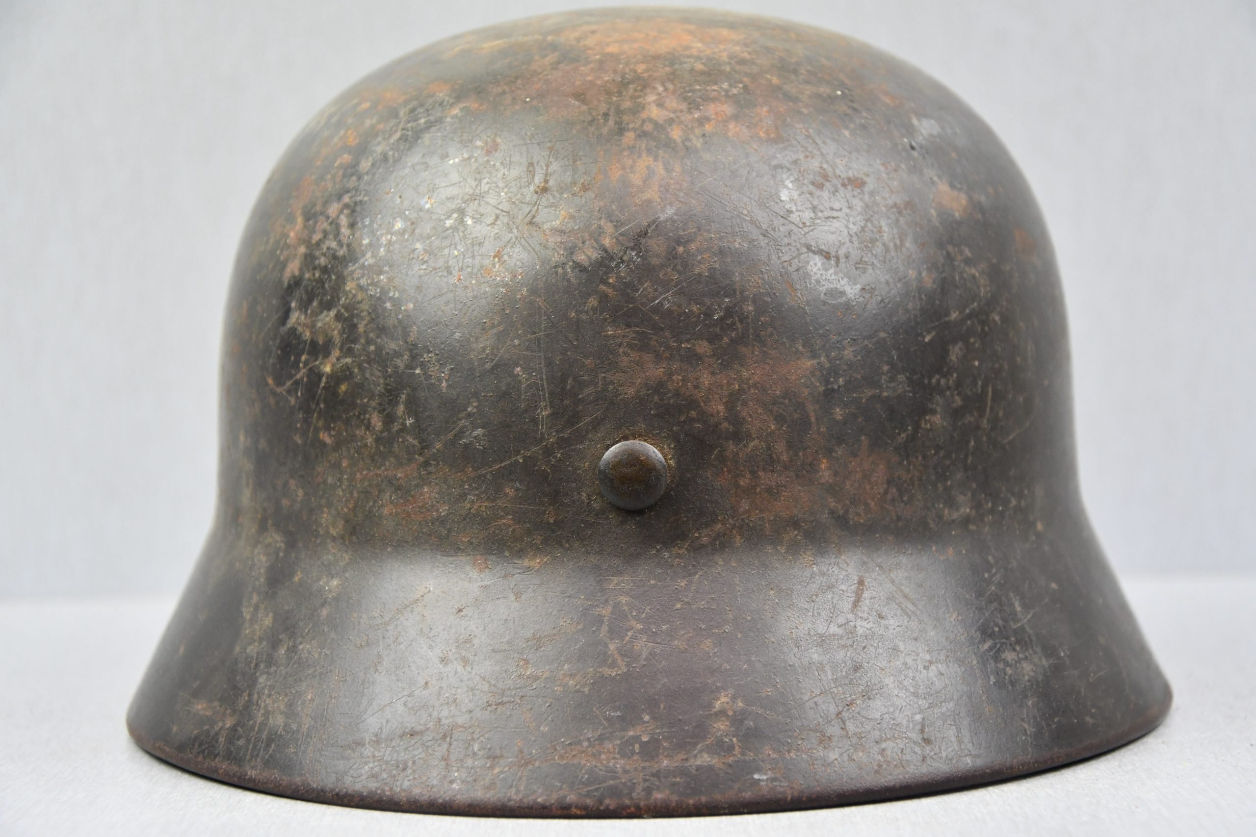 M35 Luftwaffe double decal steel helmet with droop tail eagle ET66 1935 — image 6