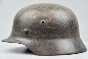 M35 Luftwaffe double decal steel helmet with droop tail eagle …