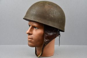 WW2 British motorcycle 'dispatch rider' helmet by BMB 1942