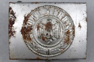 RARE Army (Heer) steel belt buckle by Dr. Franke & …