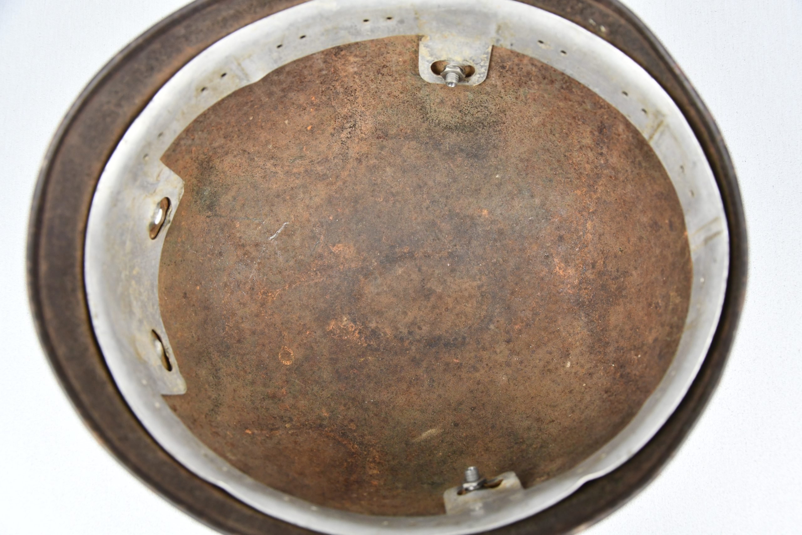 M38 Luftwaffe single decal 'Fallschirmjäger' two-tone camouflage paratrooper helmet ET68 — image 10