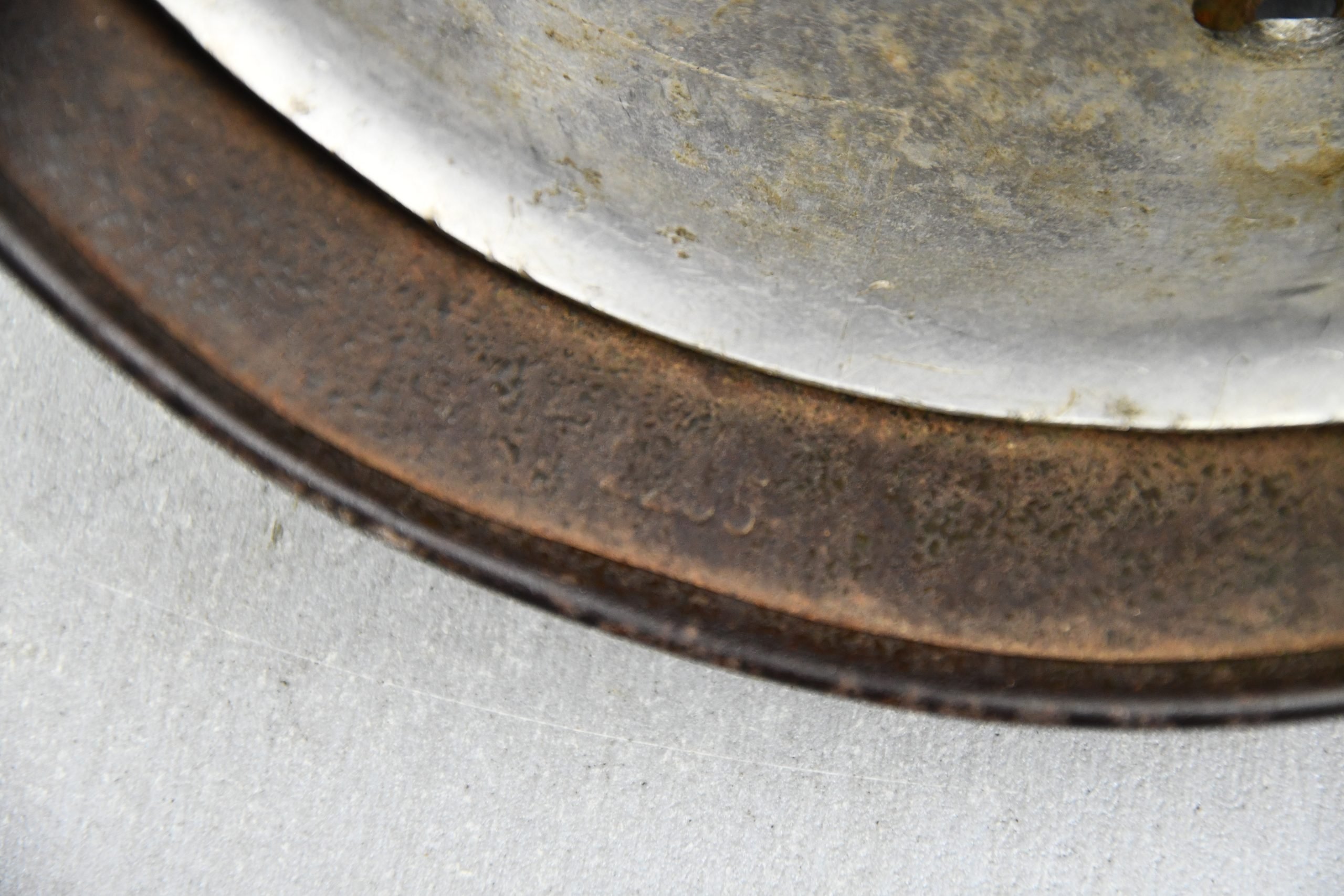 M38 Luftwaffe single decal 'Fallschirmjäger' two-tone camouflage paratrooper helmet ET68 — image 12