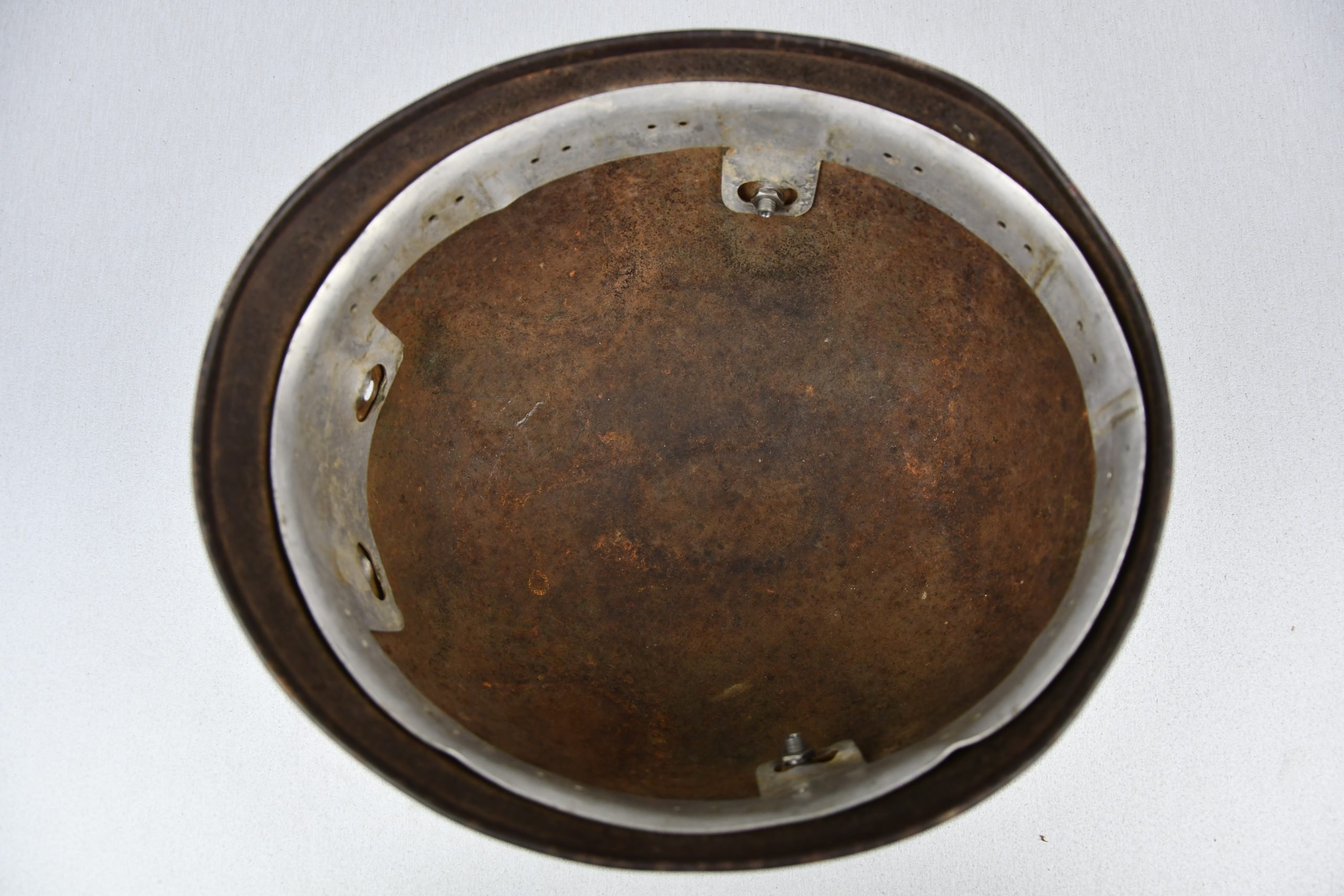 M38 Luftwaffe single decal 'Fallschirmjäger' two-tone camouflage paratrooper helmet ET68 — image 9