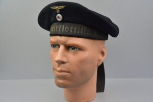 Kriegsmarine Donald Duck cap 'Tellermütze' 2. Geleitflottille