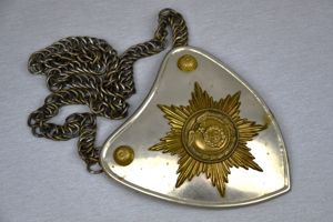 SS/SA standard bearer breast gorget with RZM button