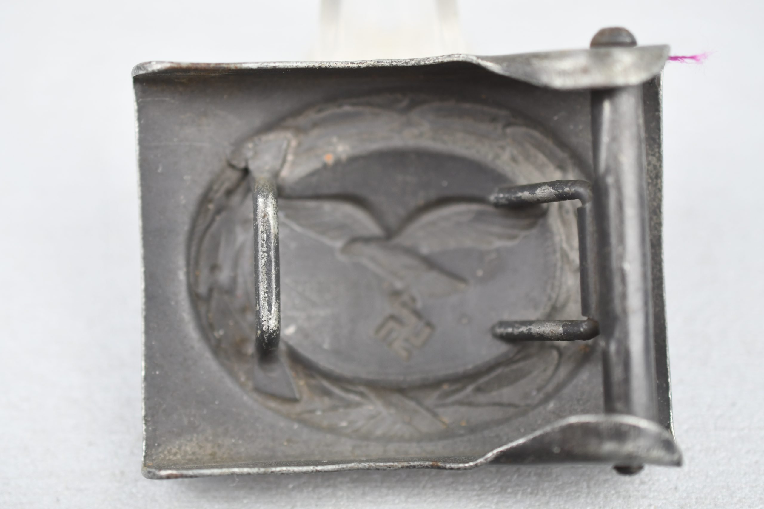 Steel Luftwaffe belt buckle by 'GHO' Osang — image 2