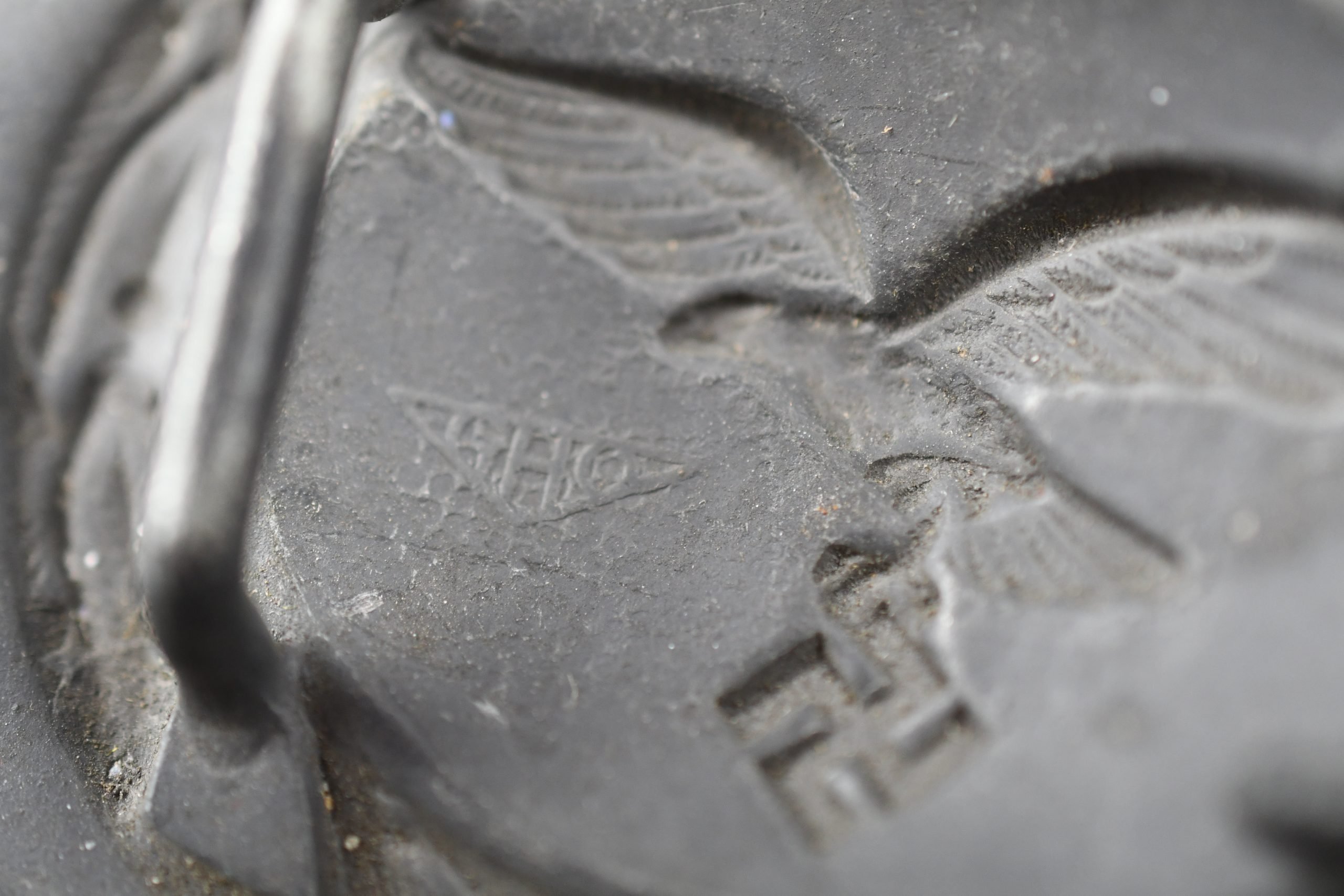 Steel Luftwaffe belt buckle by 'GHO' Osang — image 3