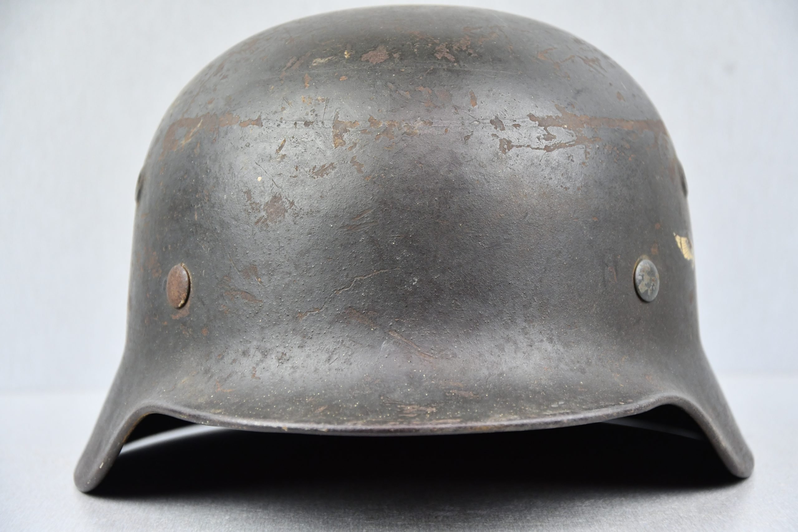 M40 Luftwaffe single decal steel helmet ET64 — image 3