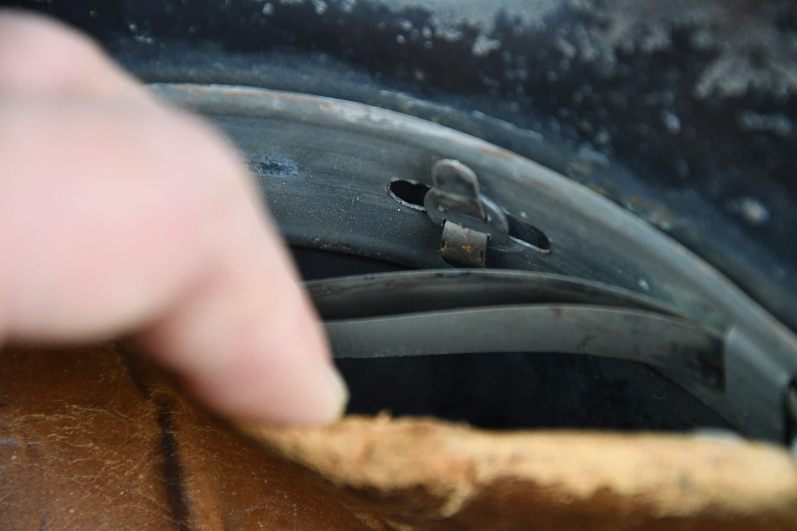 M42 Luftwaffe single decal steel helmet hkp66 — image 11