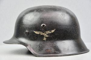 M42 Luftwaffe single decal steel helmet hkp66