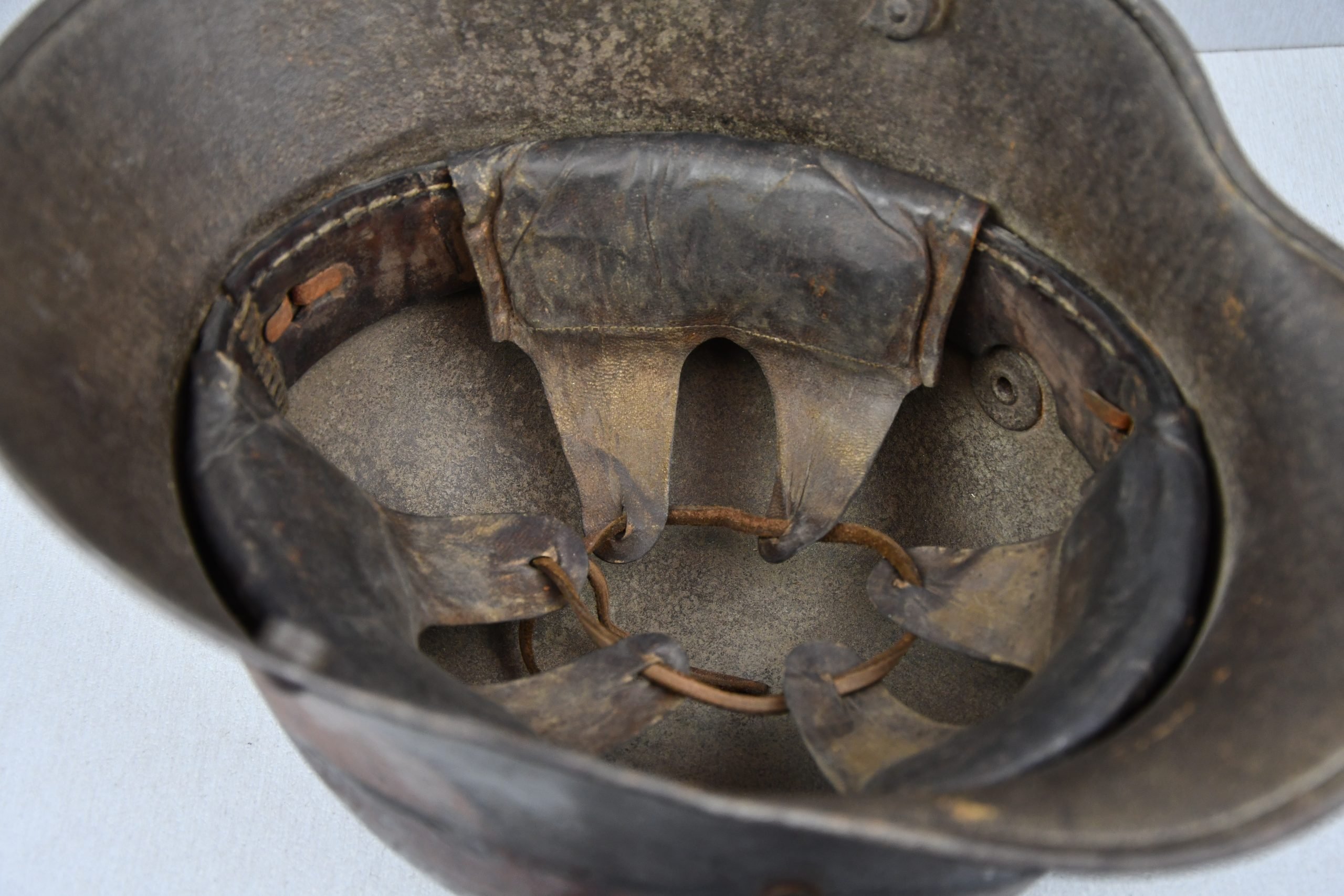 WW1 Germann M16 'Mimikri' camouflage helmet St.66 — image 17