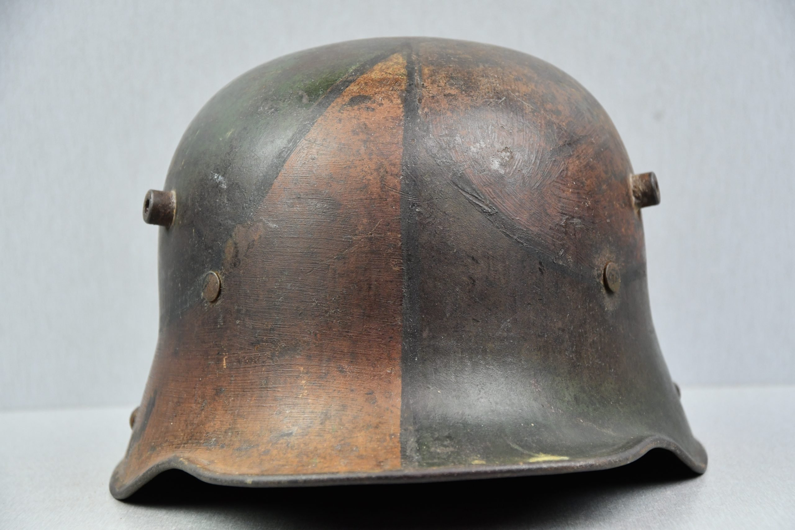 WW1 Germann M16 'Mimikri' camouflage helmet St.66 — image 3