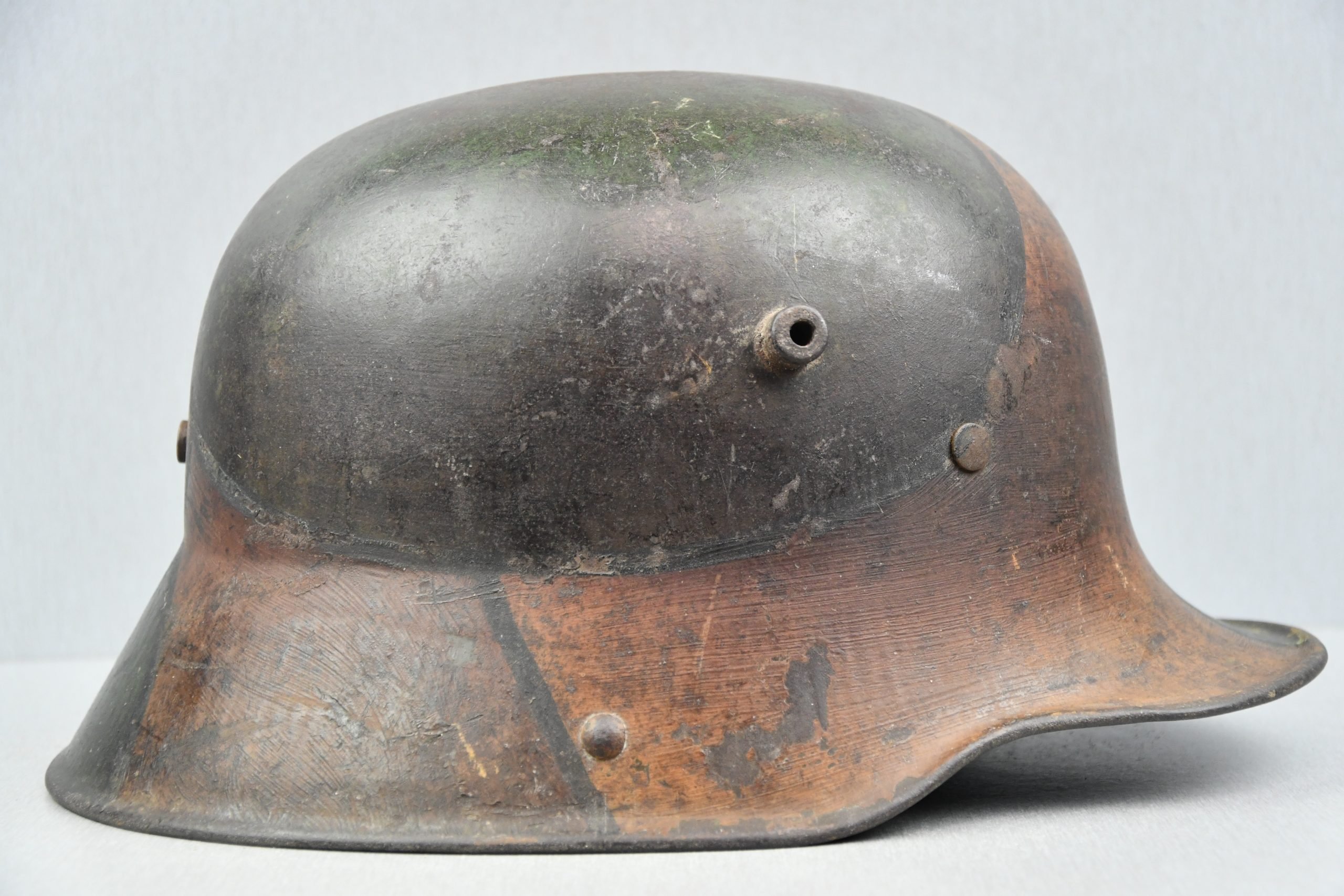 WW1 Germann M16 'Mimikri' camouflage helmet St.66 — image 5