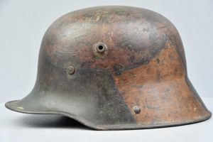 WW1 Germann M16 'Mimikri' camouflage helmet St.66