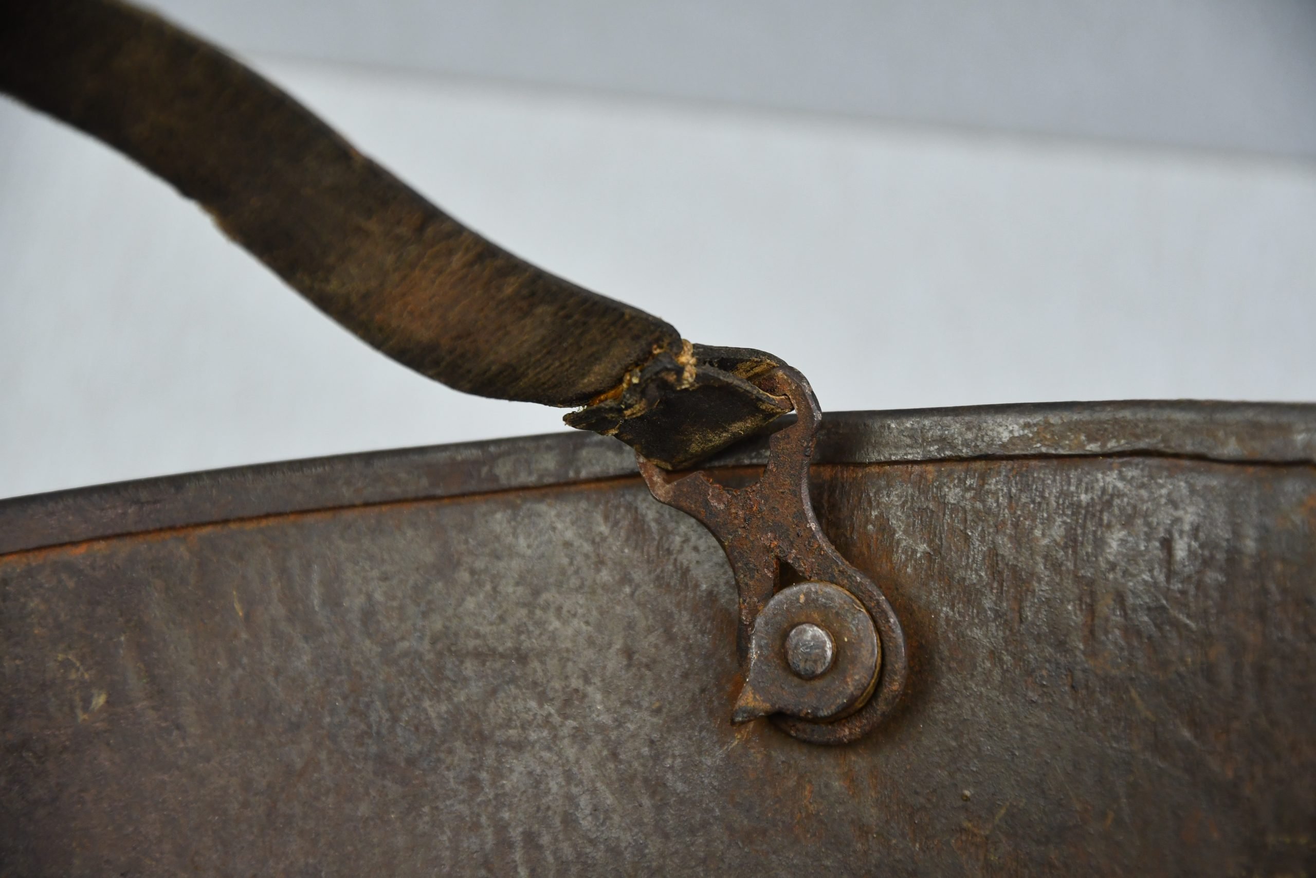 WW1 German M16 steel helmet ET66 with strap — image 13