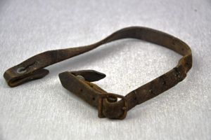 German helmet chin strap ca. 1942