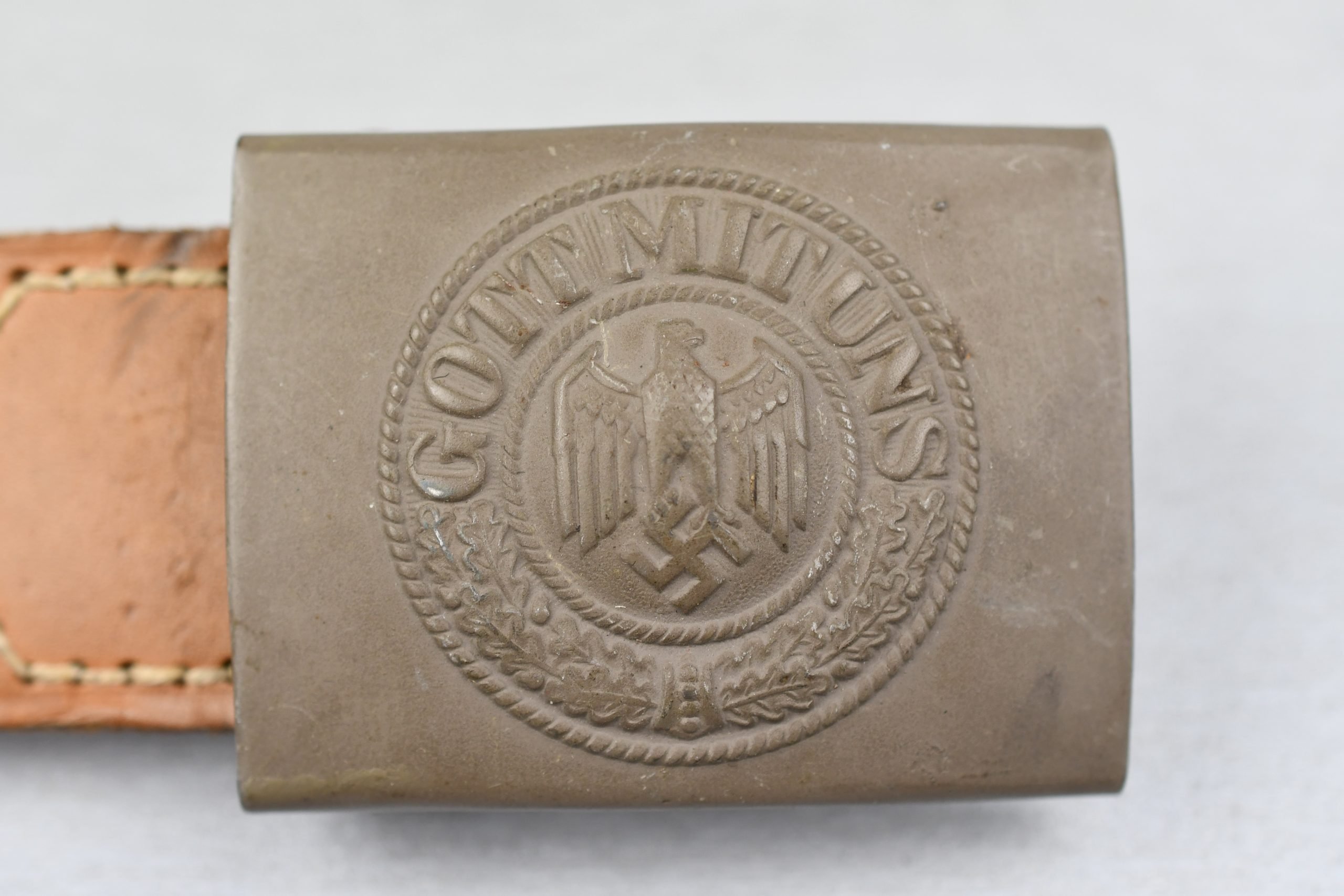 MINT Army (Heer) steel belt buckle by Brüder Schneider 1942 — image 2