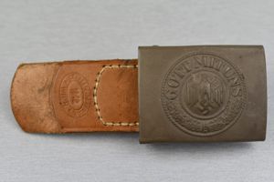 MINT Army (Heer) steel belt buckle by Brüder Schneider 1942