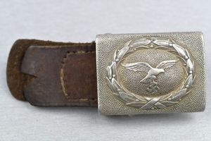 Luftwaffe alumium belt buckle by Franz Reischauer 1939