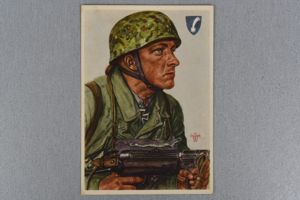 Willrich Postcard Fallschirmjäger Feldwebel Arpke