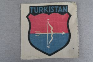 Wehrmacht 'Turkistan' second pattern 'BeVo' volunteer shield