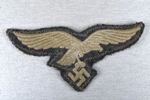 Uniform removed 'cut-off' Luftwaffe breast eagle