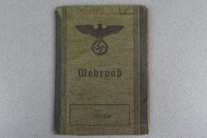 Army (Heer) Wehrpass ww1 veteran Iron Cross, Wound badge