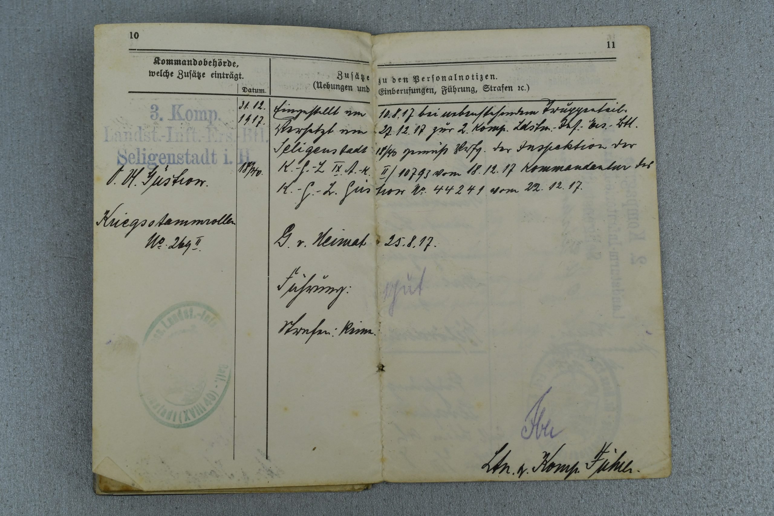 WW1 German 'Militärpass' — image 8