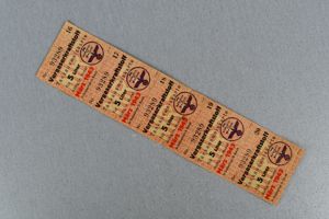Nazi ration gas coupons 1943