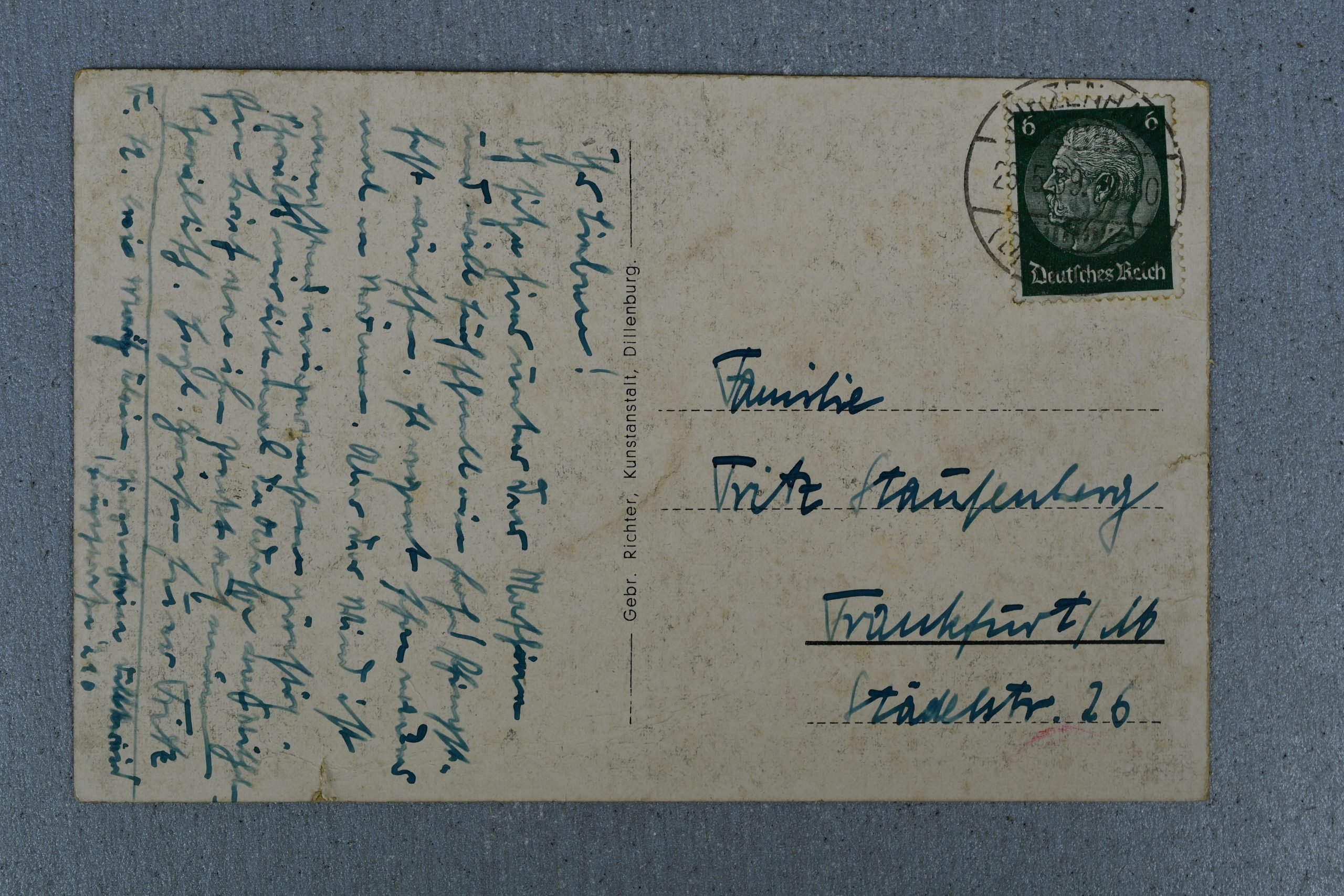 12x original German WW2 post cards in sigare case — image 5