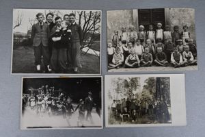 4x Hitlerjugend – Schoolboy potograpghs