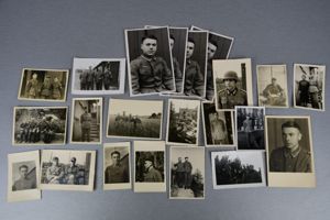 22x original army (Heer) photographs of one soldier 1941-1944