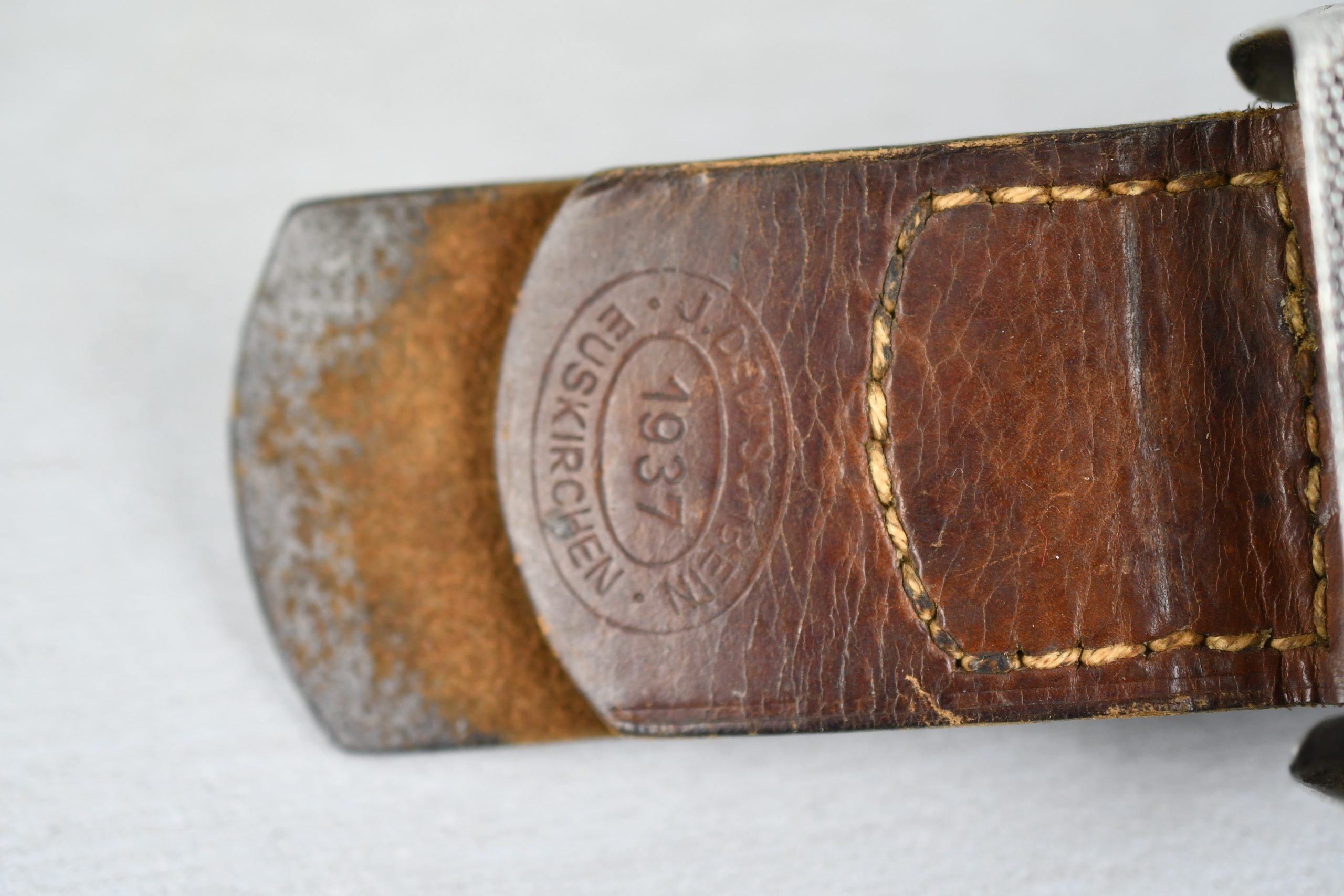 Luftwaffe aluminum belt buckle by J.Deutschbein 1937 — image 3