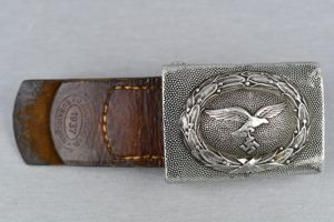 Luftwaffe aluminum belt buckle by J.Deutschbein 1937