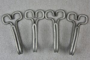 Wehrmacht/SS belt support hooks for Feldbluse