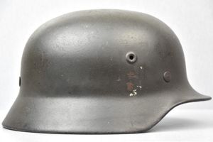 M40 Waffen-SS ex-single decal helmet Q66