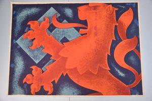 WW2 German 'Erwache Freiwillige vor!' recruitment poster 83 x 60