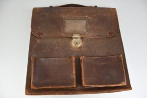 Luftwaffe pilot navigator leather suitcase