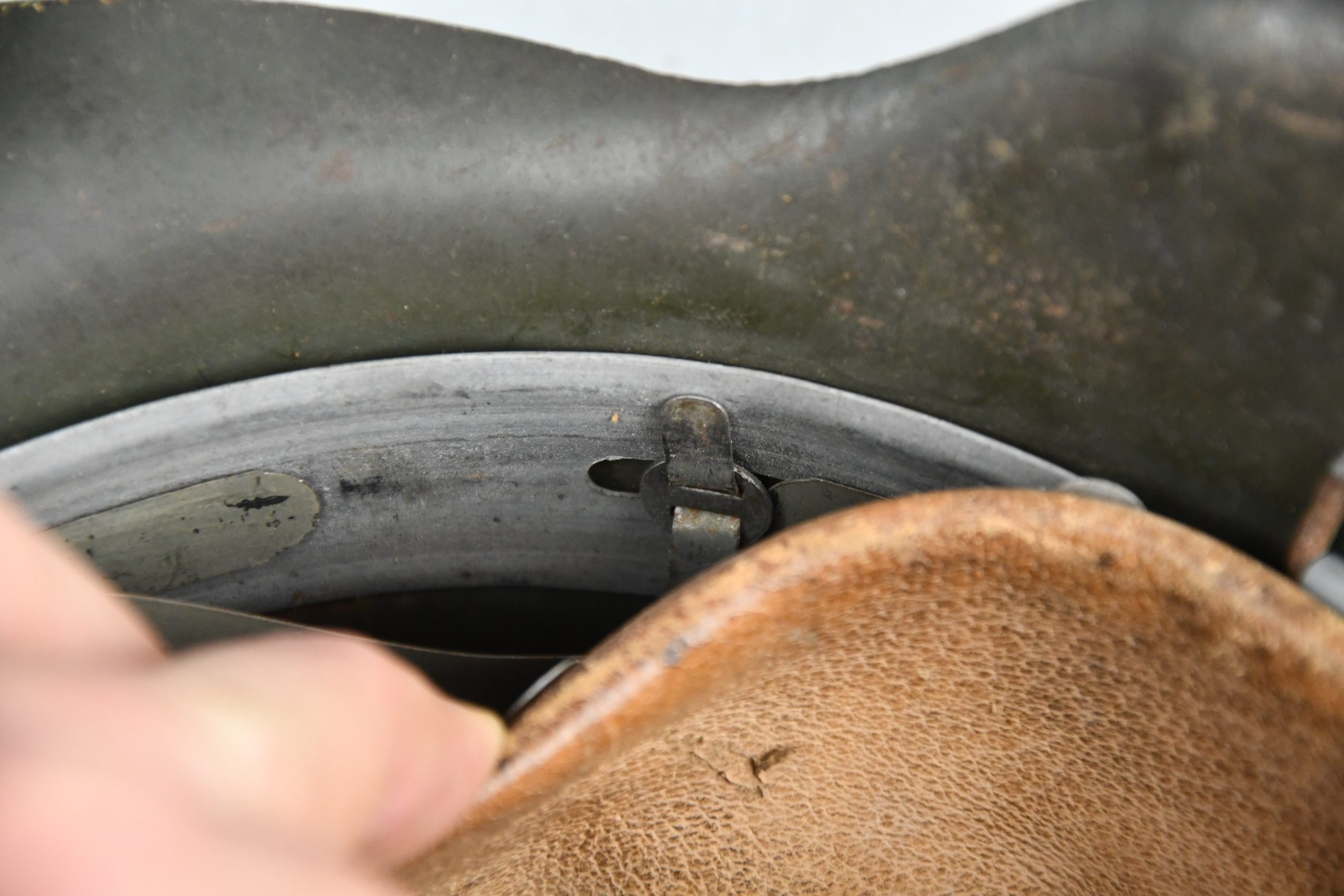 M42 army (Heer) single decal steel helmet ET64 — image 16