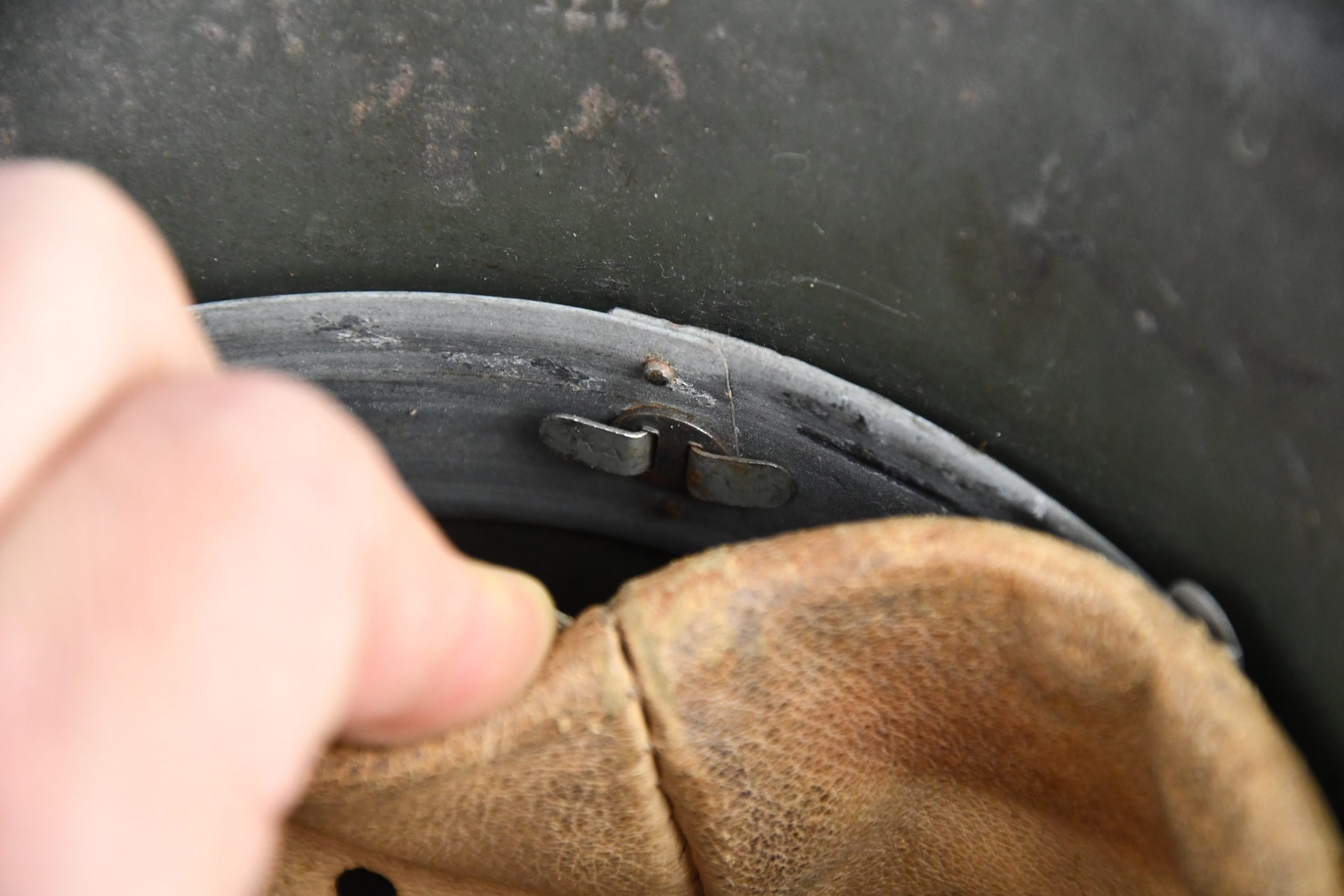 M42 army (Heer) single decal steel helmet ET64 — image 17