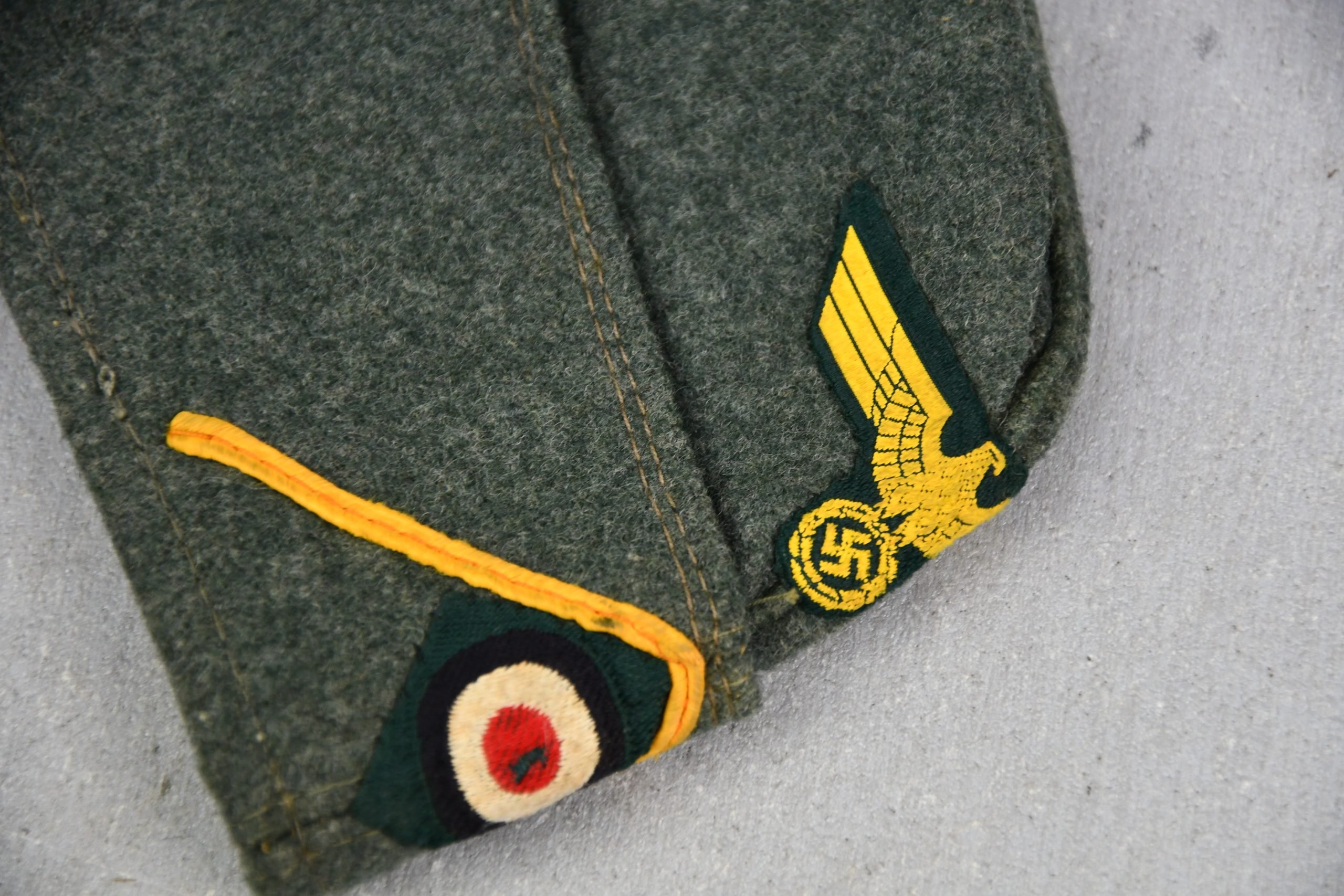 Kriegsmarine coastal artillery 'sabotage' officers overseas cap made in occupied France — image 6