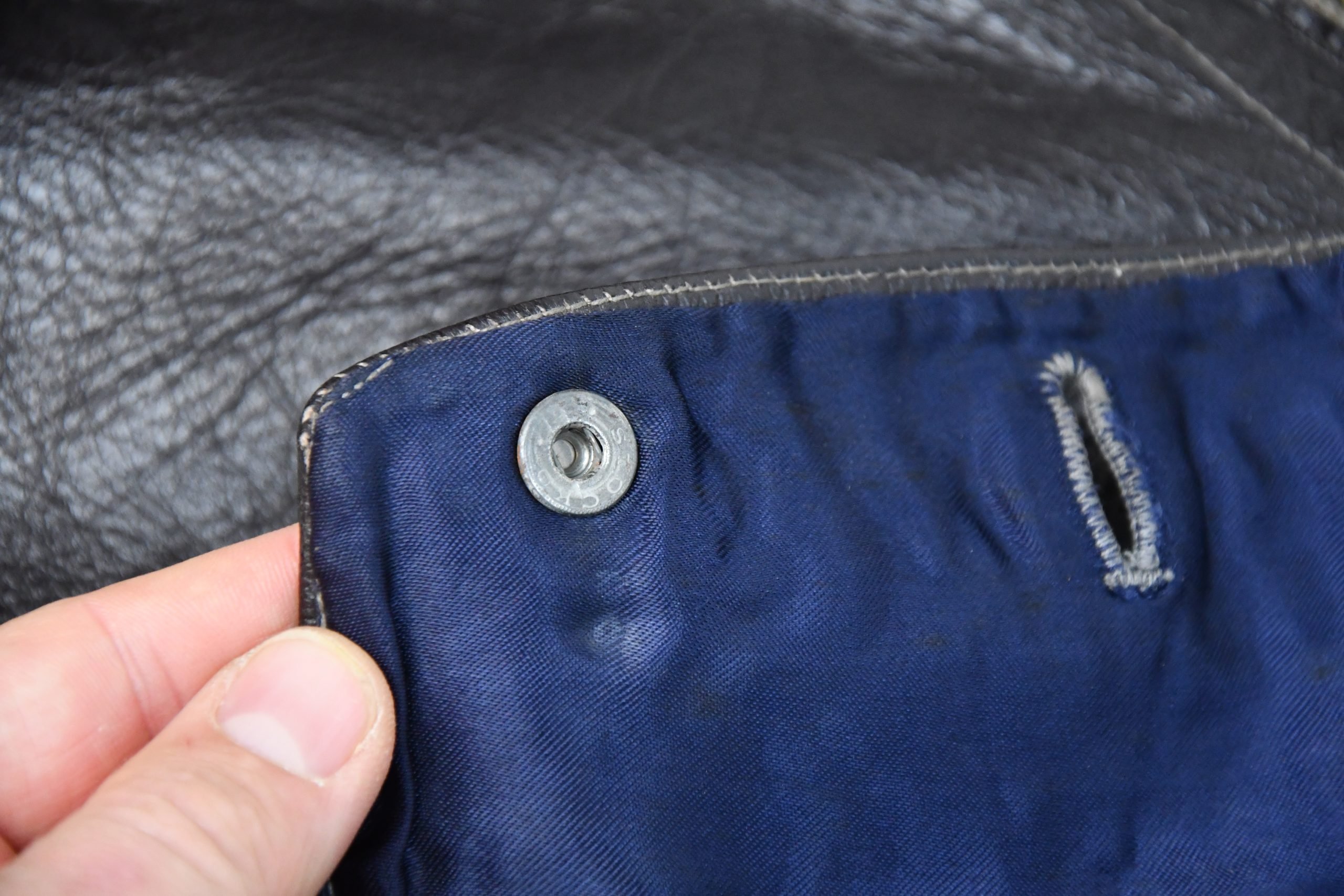 RARE Luftwaffe late-war 'Reich Defence' leather fighter pilot trousers with RBNr. — image 11