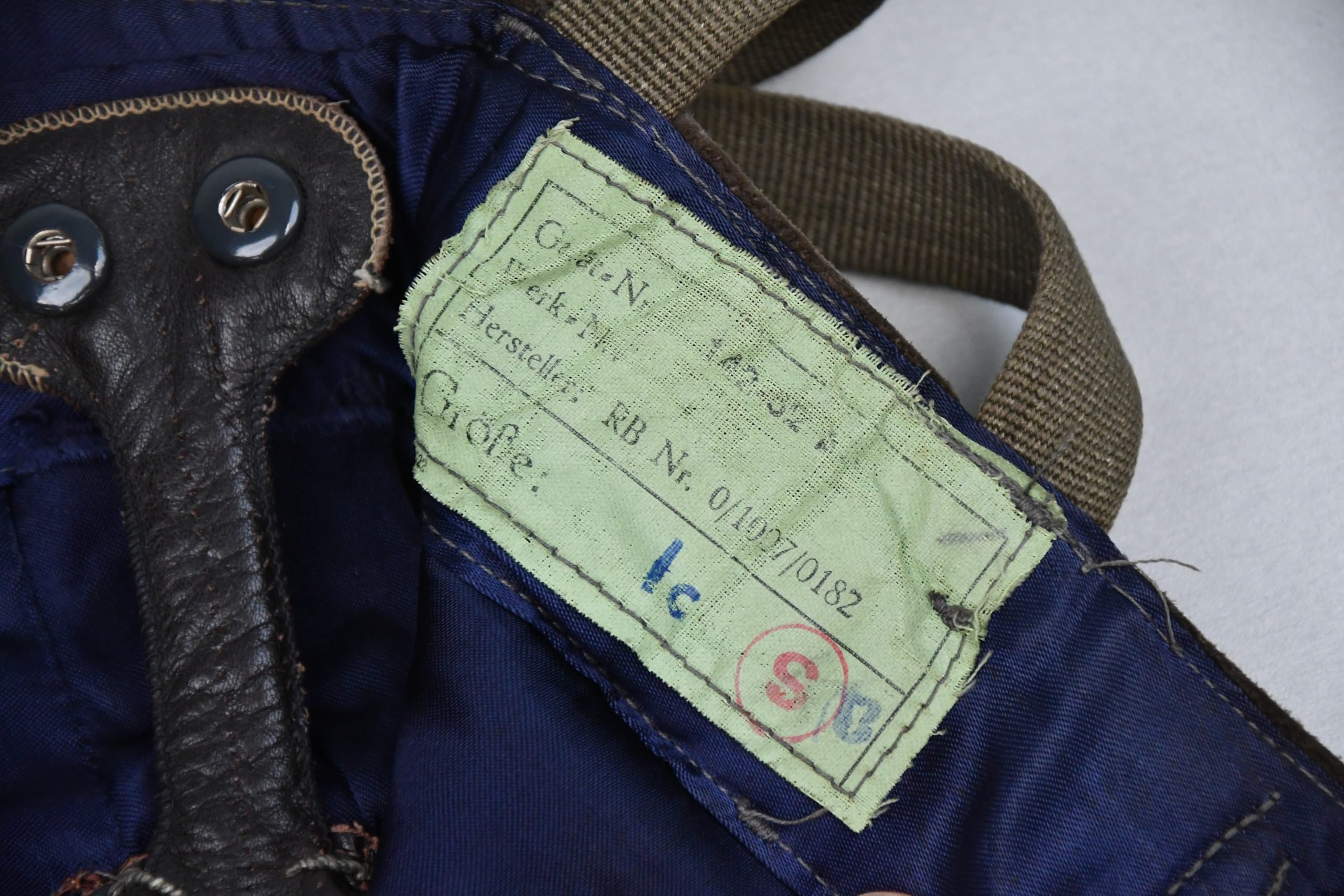 RARE Luftwaffe late-war 'Reich Defence' leather fighter pilot trousers with RBNr. — image 21