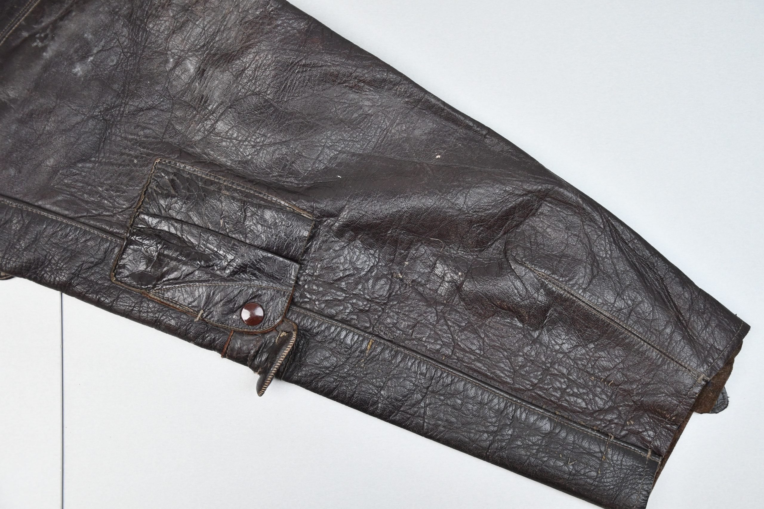 RARE Luftwaffe late-war 'Reich Defence' leather fighter pilot trousers with RBNr. — image 25