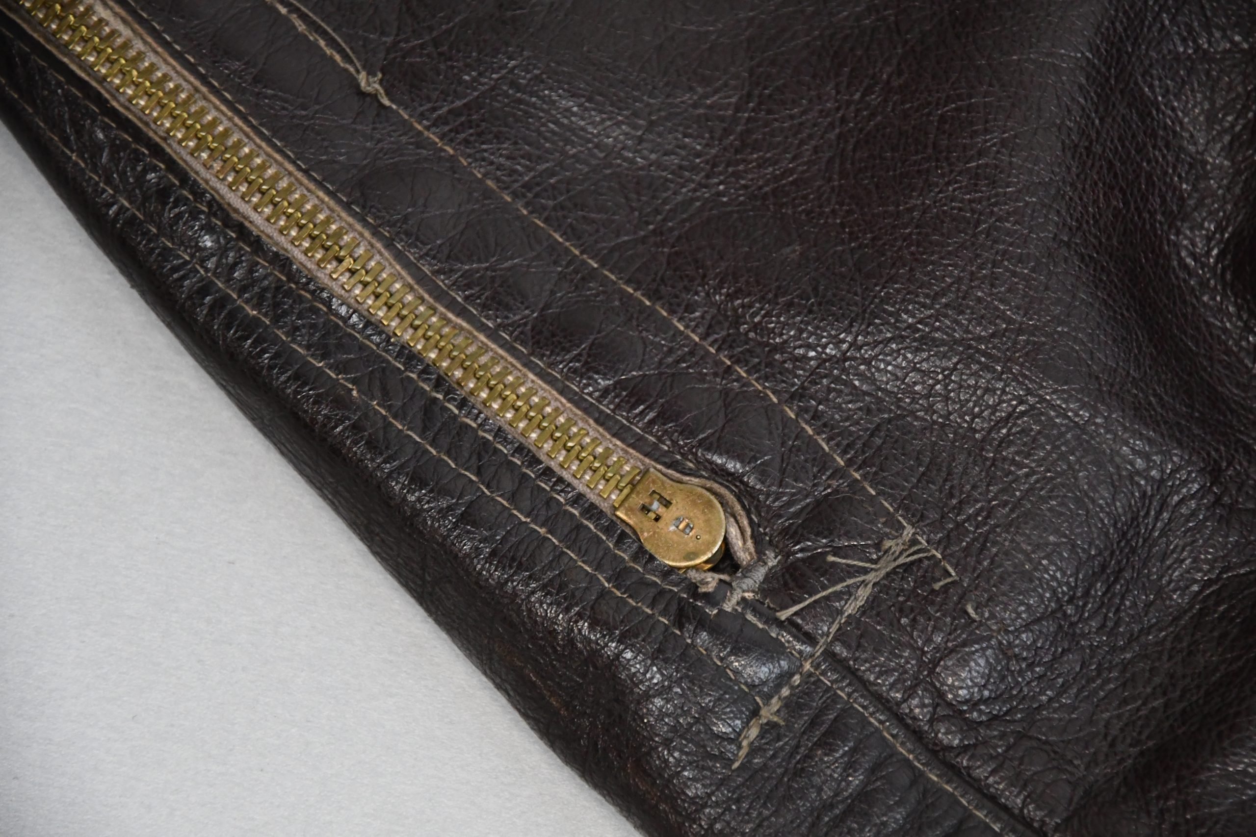 RARE Luftwaffe late-war 'Reich Defence' leather fighter pilot trousers with RBNr. — image 27