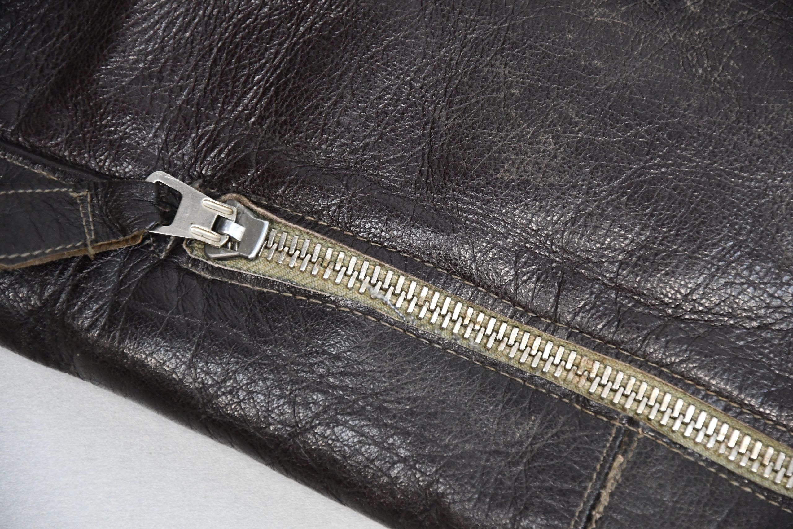 RARE Luftwaffe late-war 'Reich Defence' leather fighter pilot trousers with RBNr. — image 28