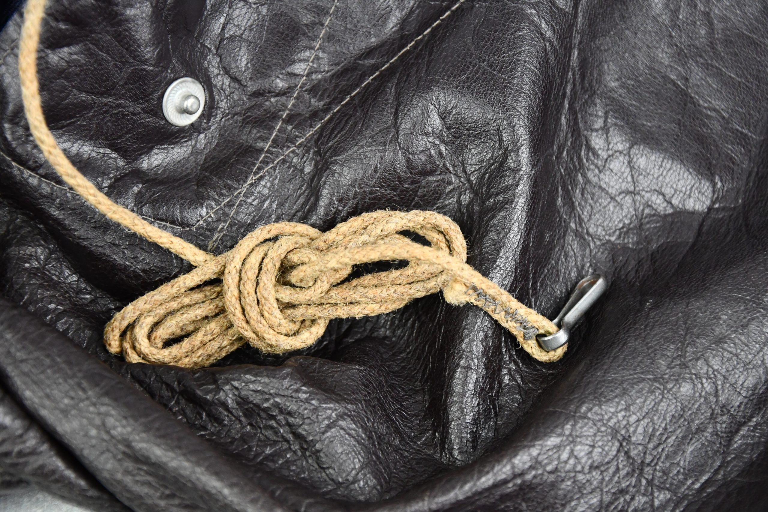 RARE Luftwaffe late-war 'Reich Defence' leather fighter pilot trousers with RBNr. — image 33