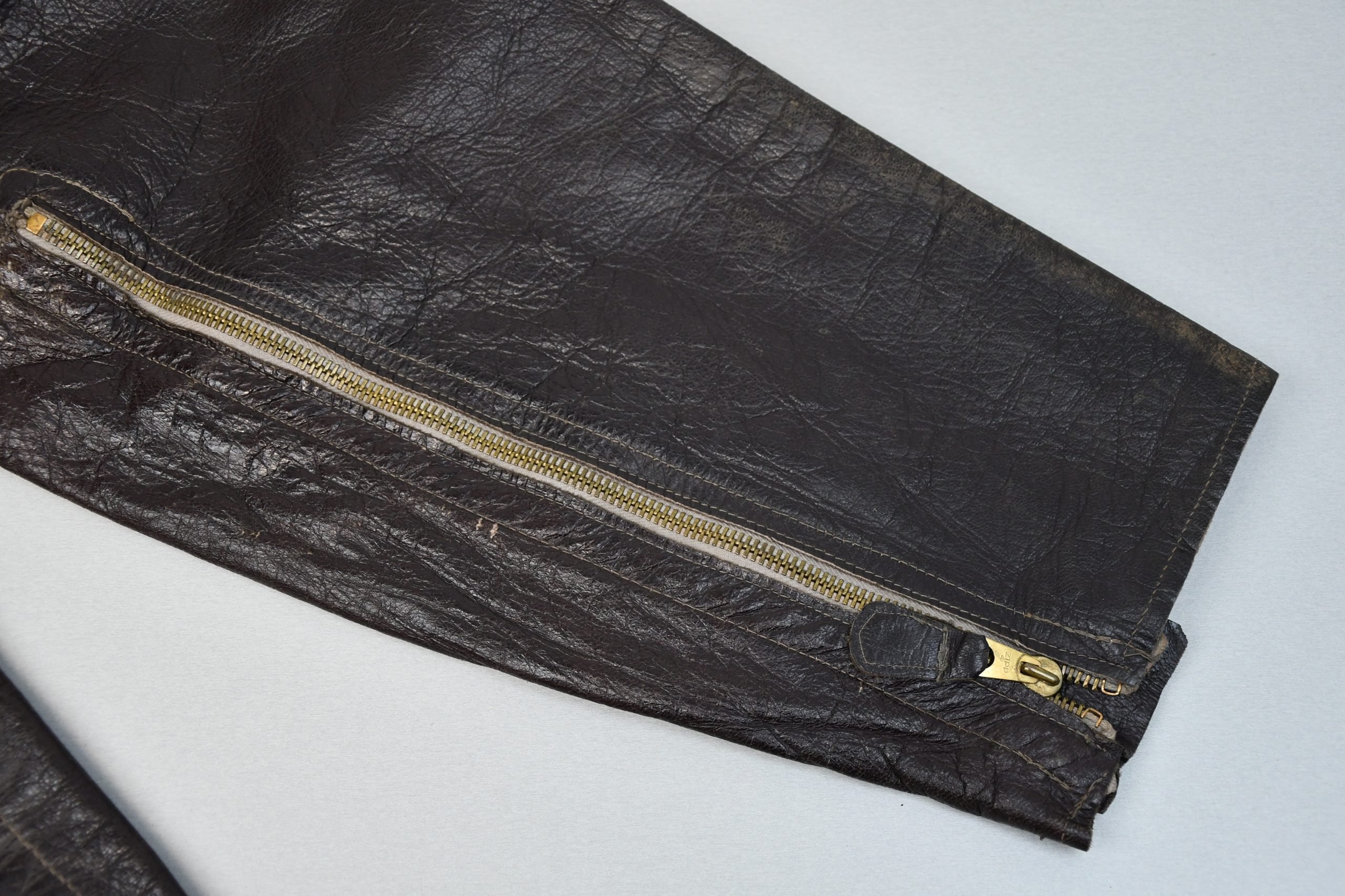 RARE Luftwaffe late-war 'Reich Defence' leather fighter pilot trousers with RBNr. — image 7