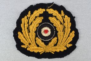 Kriegsmarine officer visor cap cocarde