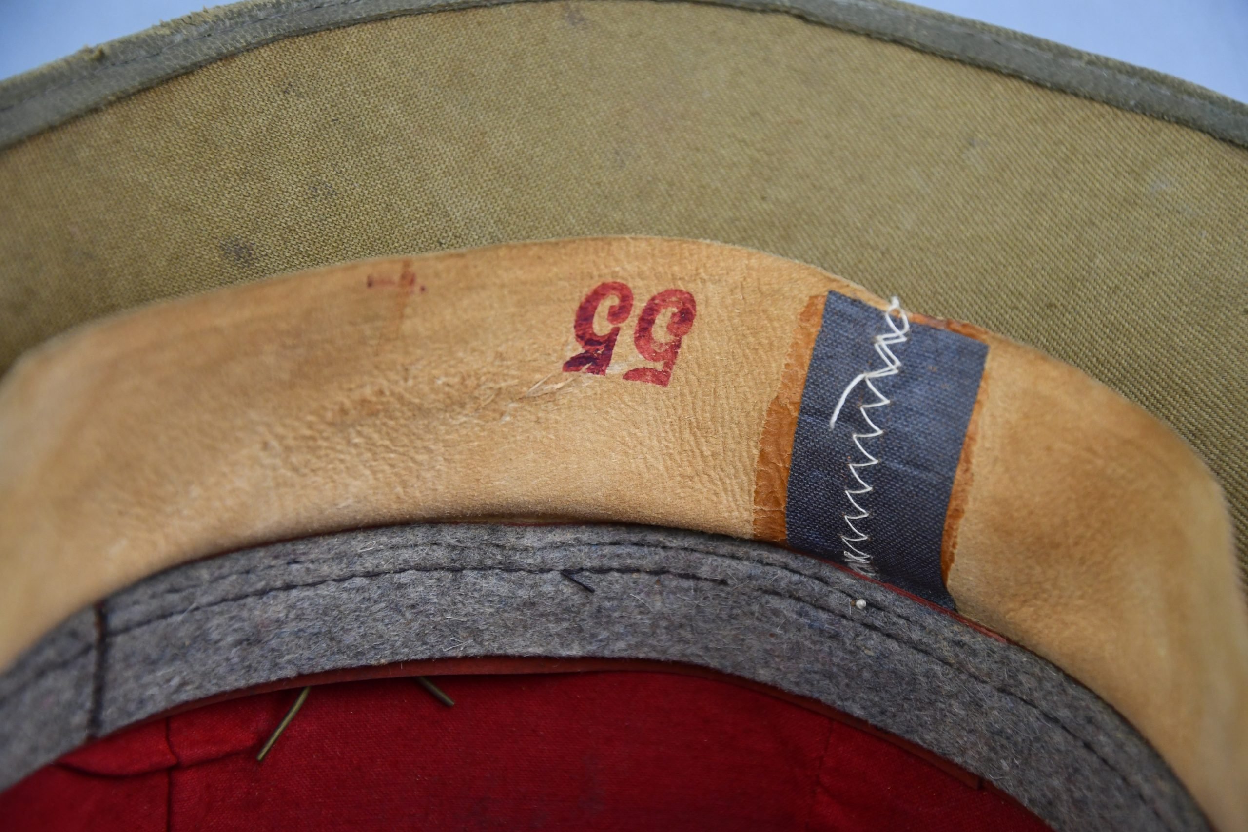 Army (Heer) tropical 'Afrikakorps' first pattern pith helmet by Werner Pause & Co. — image 13